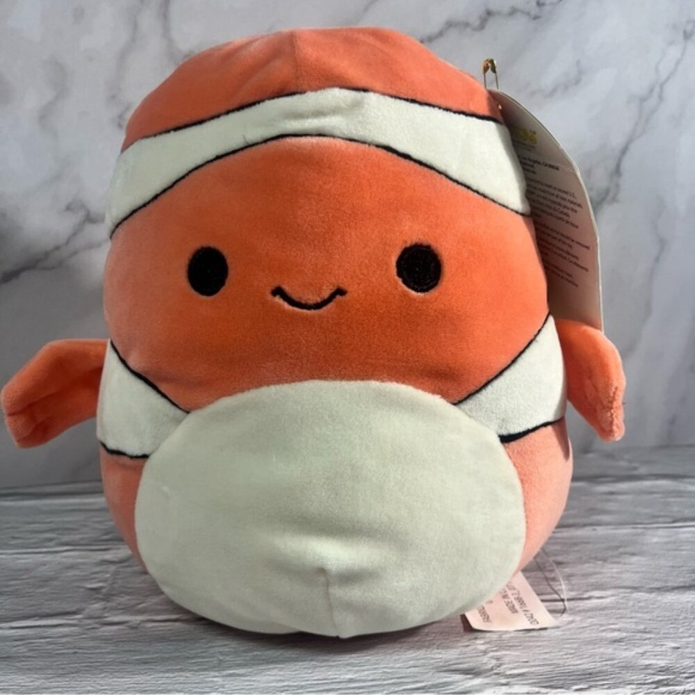 Squishmallow Ricky The Clownfish Soft Squishy Plush Stuffed Animal